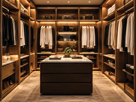 Dressing, îlot noir